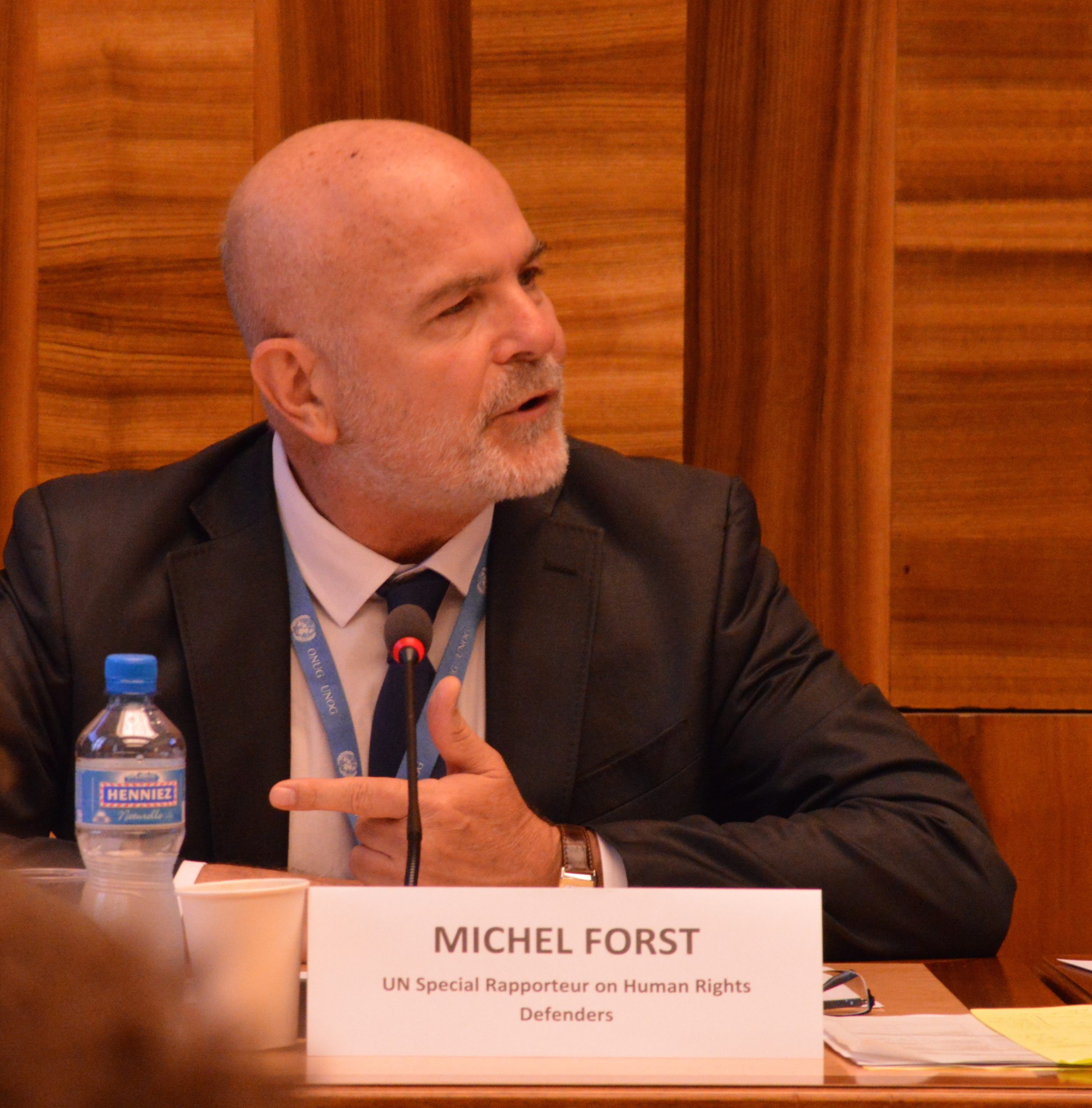 Michel Forst s vision as UN Special Rapporteur on human rights