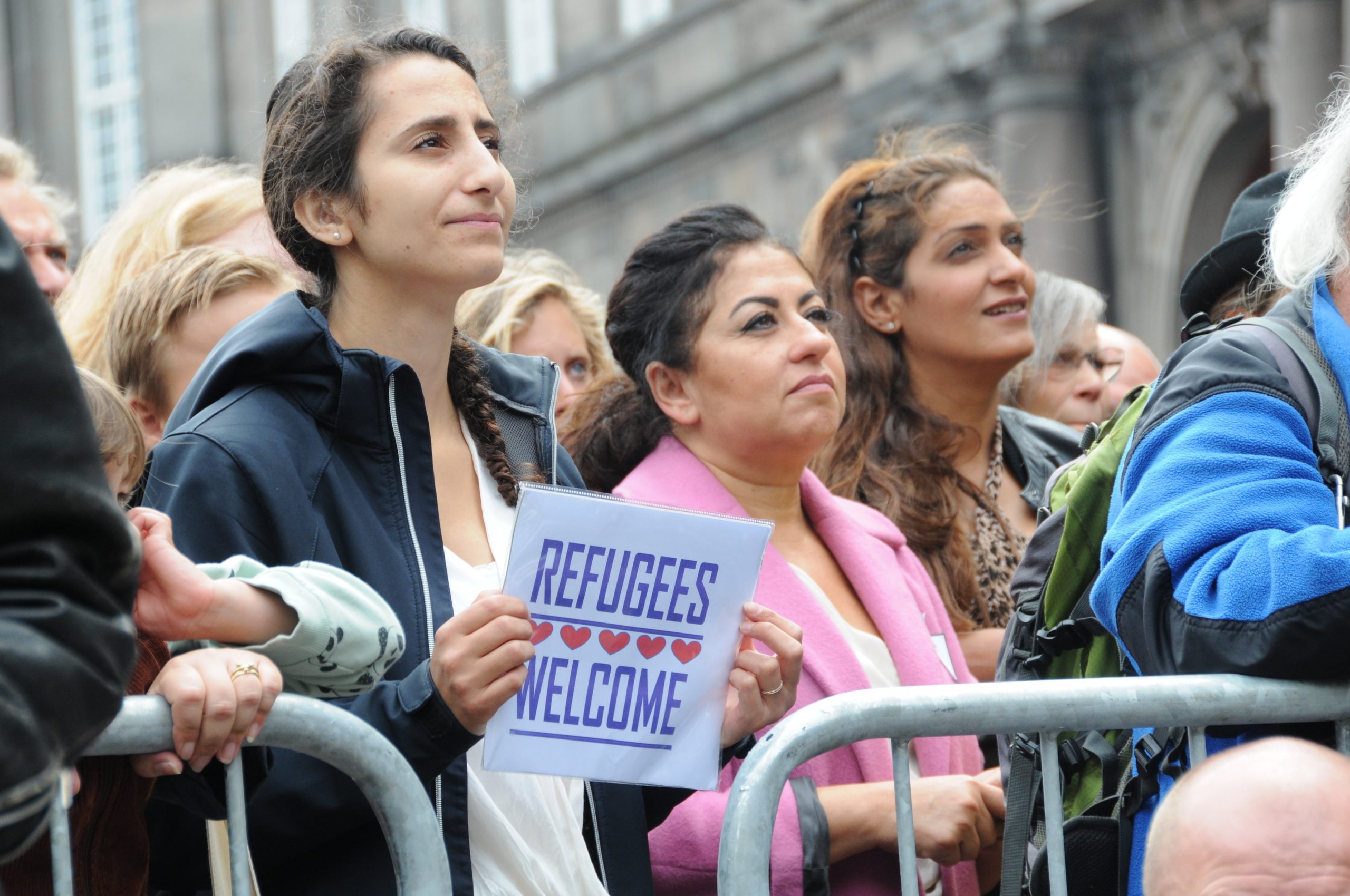 refugees welcome protest