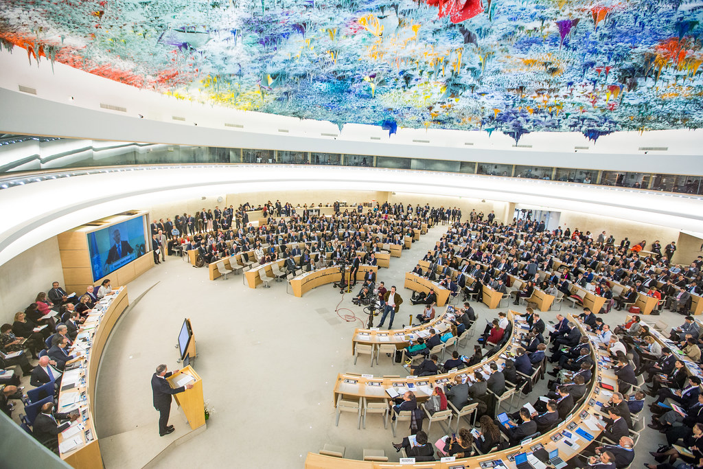 UN Human Rights Council in Geneva room XX