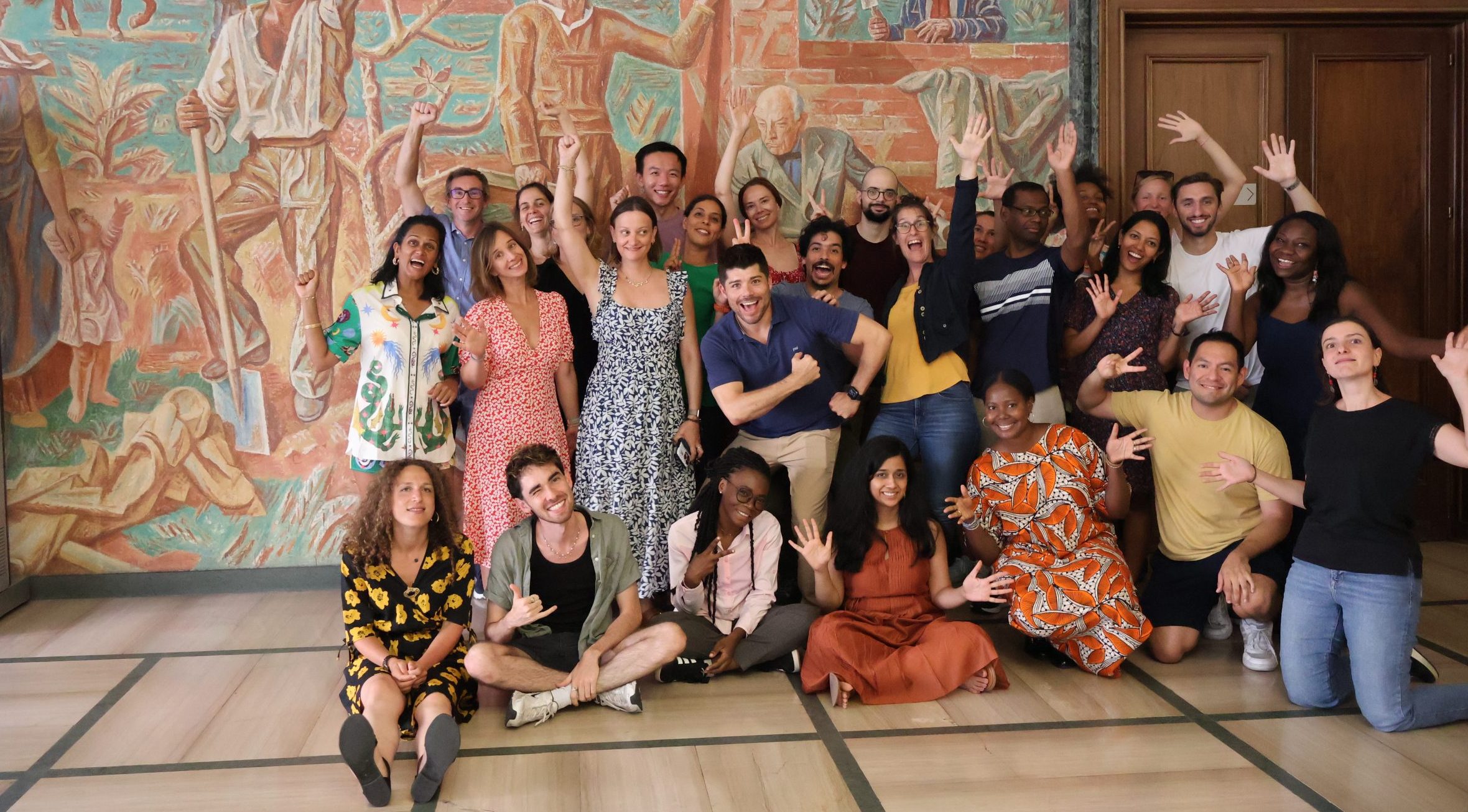 ISHR Staff Retreat 2025 team photo 2 celebration mood